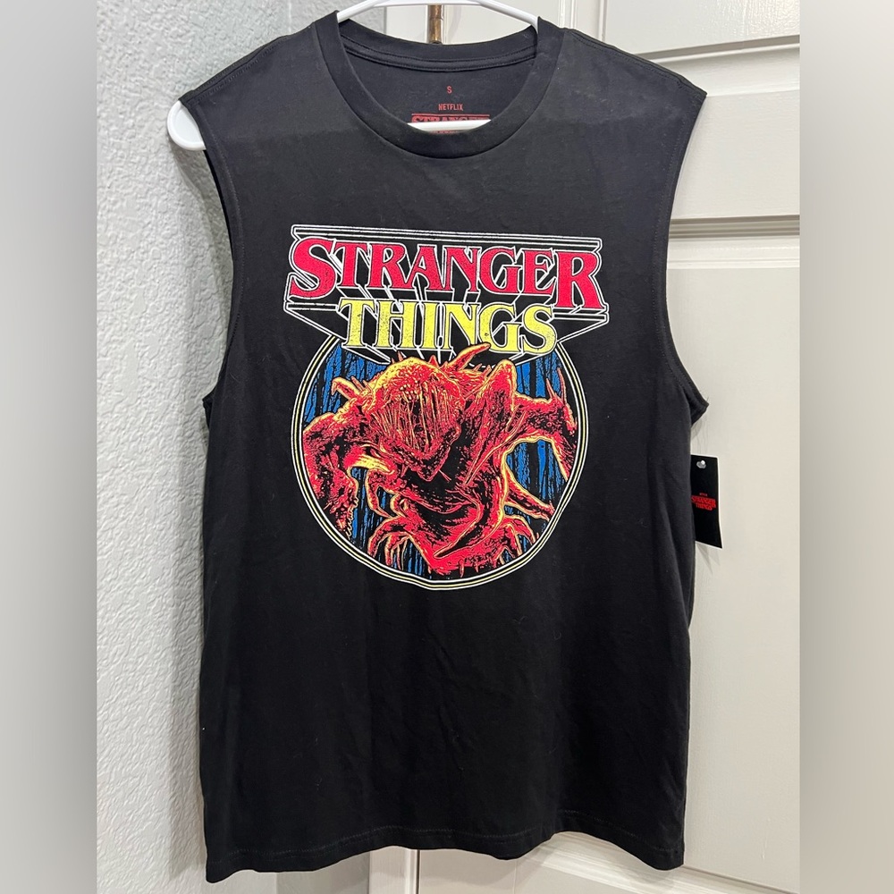 Stranger Things Black Tank Top